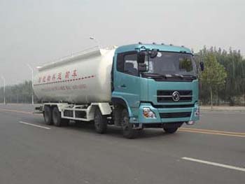 東風天龍前四后八粉粒物料運輸車
