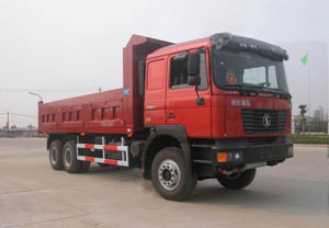 陜汽后八輪雙橋自卸車