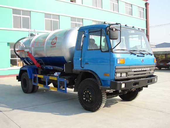 東風(fēng)153平頭真空吸污車