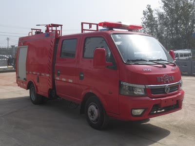 東風(fēng)途逸雙排水罐消防車(1噸)
